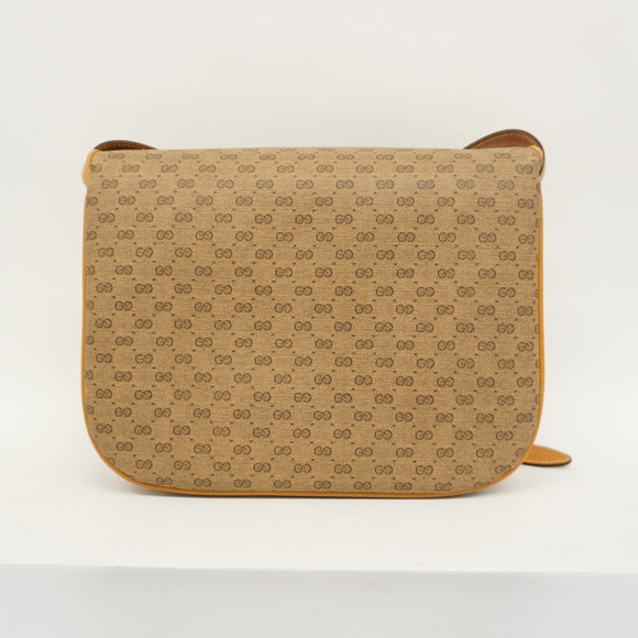 [3zc3396]Auth Gucci Shoulder Bag Micro GG 001 406 1780 Beige Gold metal - Picture 12 of 12